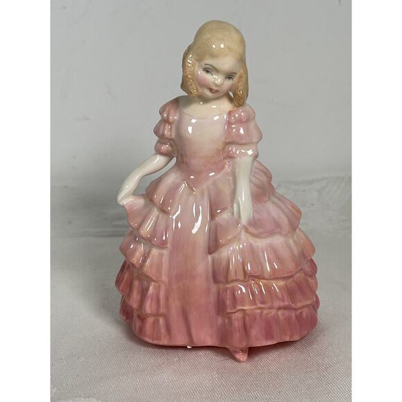 Royal Doulton Other - Royal Doulton Rose Figurine HN 1368 Girl In Pink Dress